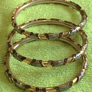 Bangle bracelets set of 3